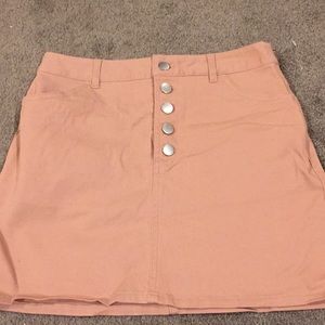 light pink skirt